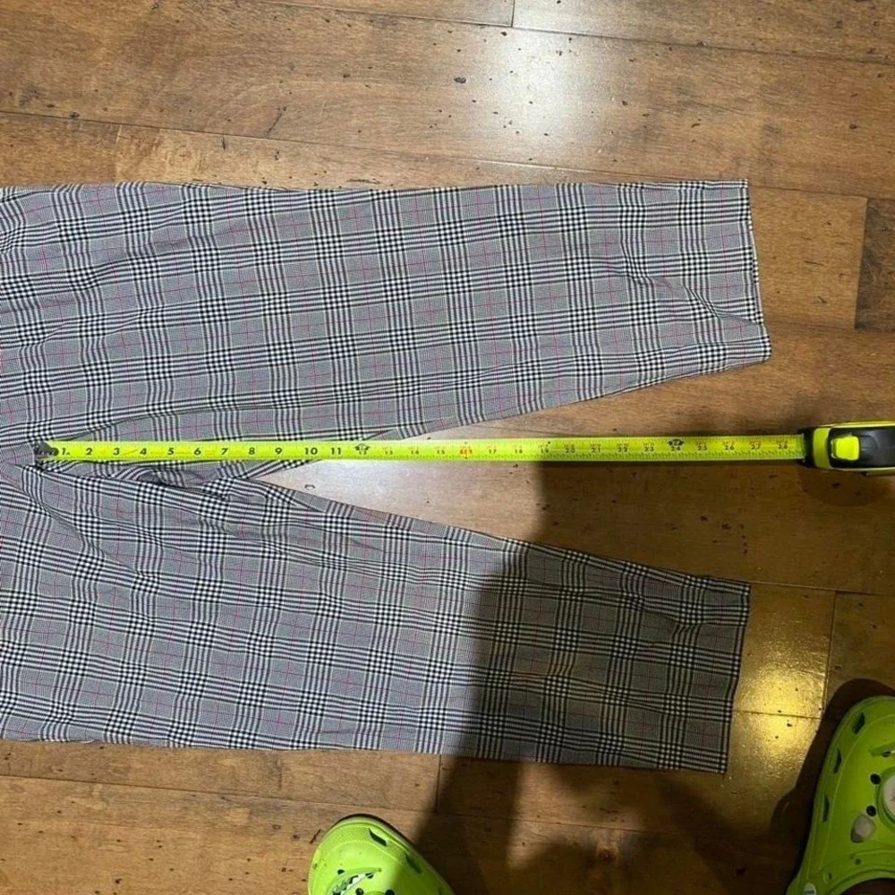 1.State Glen Plaid Checkered Ankle Trousers Size US 10